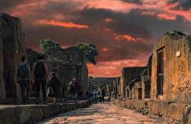 Vesuvio & Herculaneum From Pompei